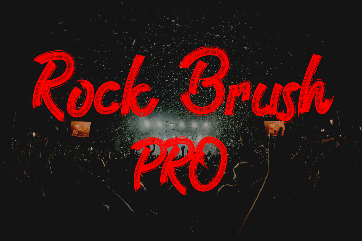 Rock Brush Pro font